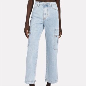 WeWoreWhat Cargo High Rise Light Blue Jeans Excellent Condition